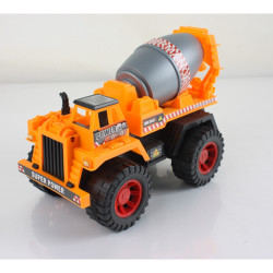 6005-2 Concrete Mixer Vehicle Truck Car Model Plastic Construction Truck Model Toy Car For Kids