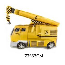 32inch Construction Engineering balloon Tractor Bulldozer Theme Birthday Party Kid's Toy Balloons D