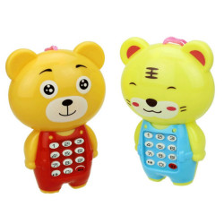 Baby Boys Girls Electronic Toy Phone Kids Educational Learning Toys Children Music Toy Gift Toddler Music Phone Toys Birthday Gifts For Kids