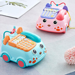 Baby Electronic Music Telephone Toys Infant Early Learning Musical Cartoon Phones Toy Kids Education