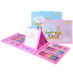 208pcs Set Children Painting Set Drawing Tool Brush Elementary Learning Supplies Coloring