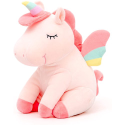 40cm Unicorn Stuff Toy Unicorn Doll Pillow Rainbow Pony Plush Toy for Girls Boys Kids Gift